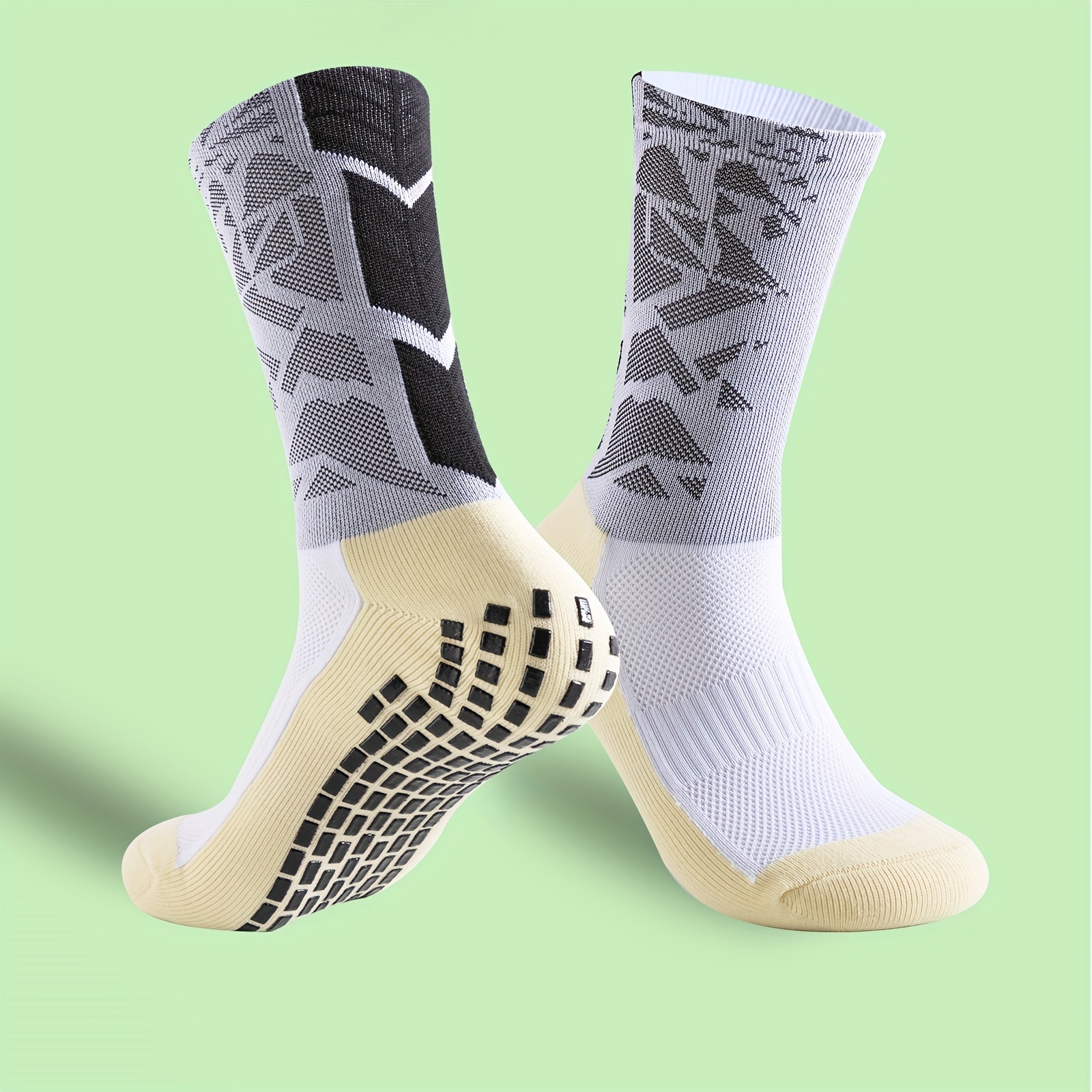 Trusox-Calcetines de fútbol antideslizantes para hombre y mujer, medias de  goma antideslizantes para Yoga, fútbol