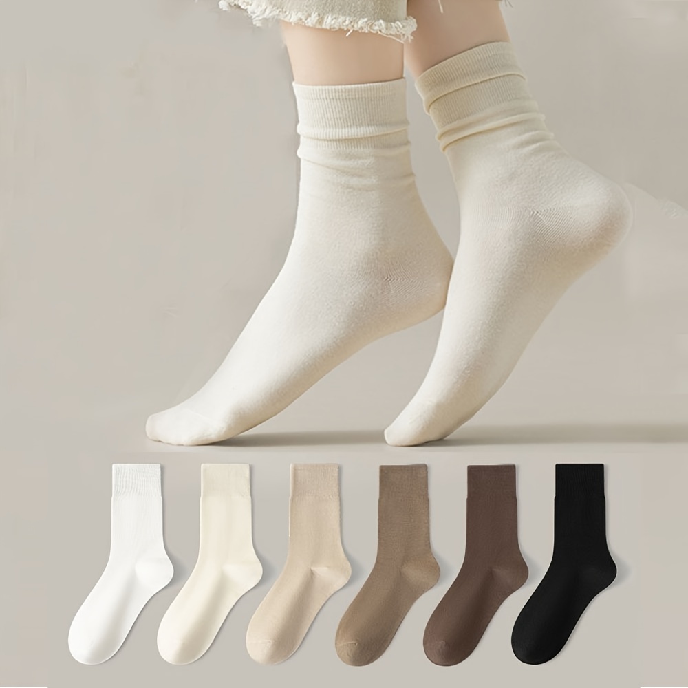 Pack de 5 pares de calcetines altos de canalé - Calcetines largos -  Calcetines - ROPA INTERIOR, PIJAMAS - Mujer 
