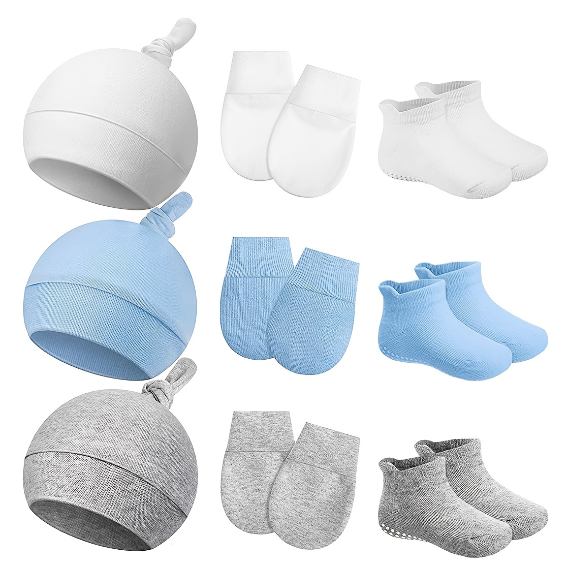 Paquete de 12 calcetines unisex para bebé recién nacido y niño pequeño, con  estampados de dibujos animados, calcetines antideslizantes para niños