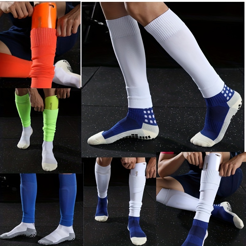 Non slip Silicone Bottom Football Socks calf Breathable - Temu Canada