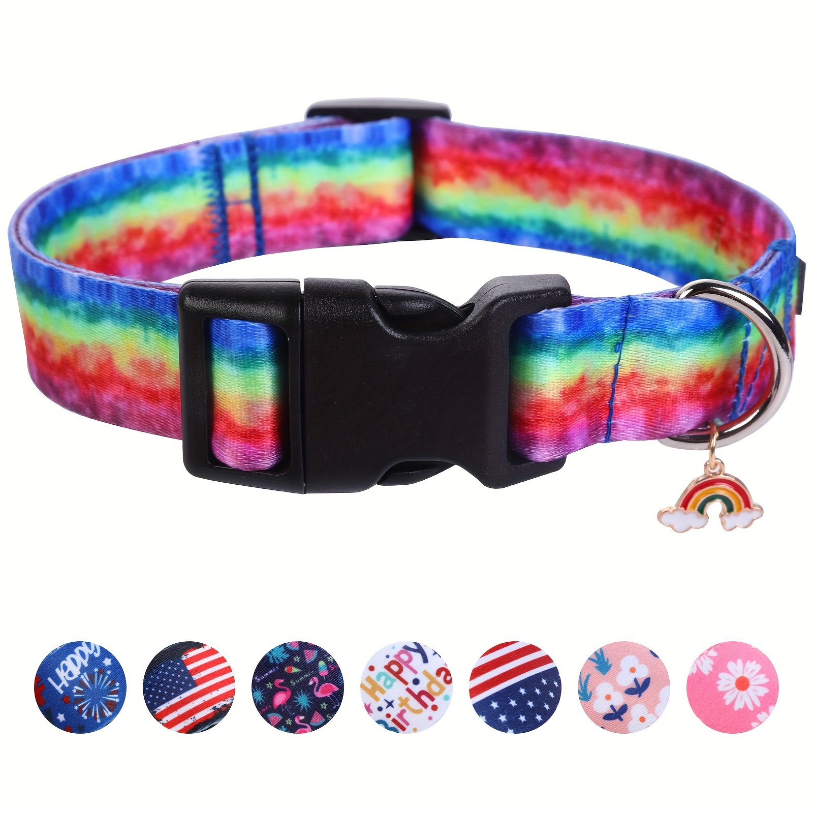 Rainbow best sale dog accessories