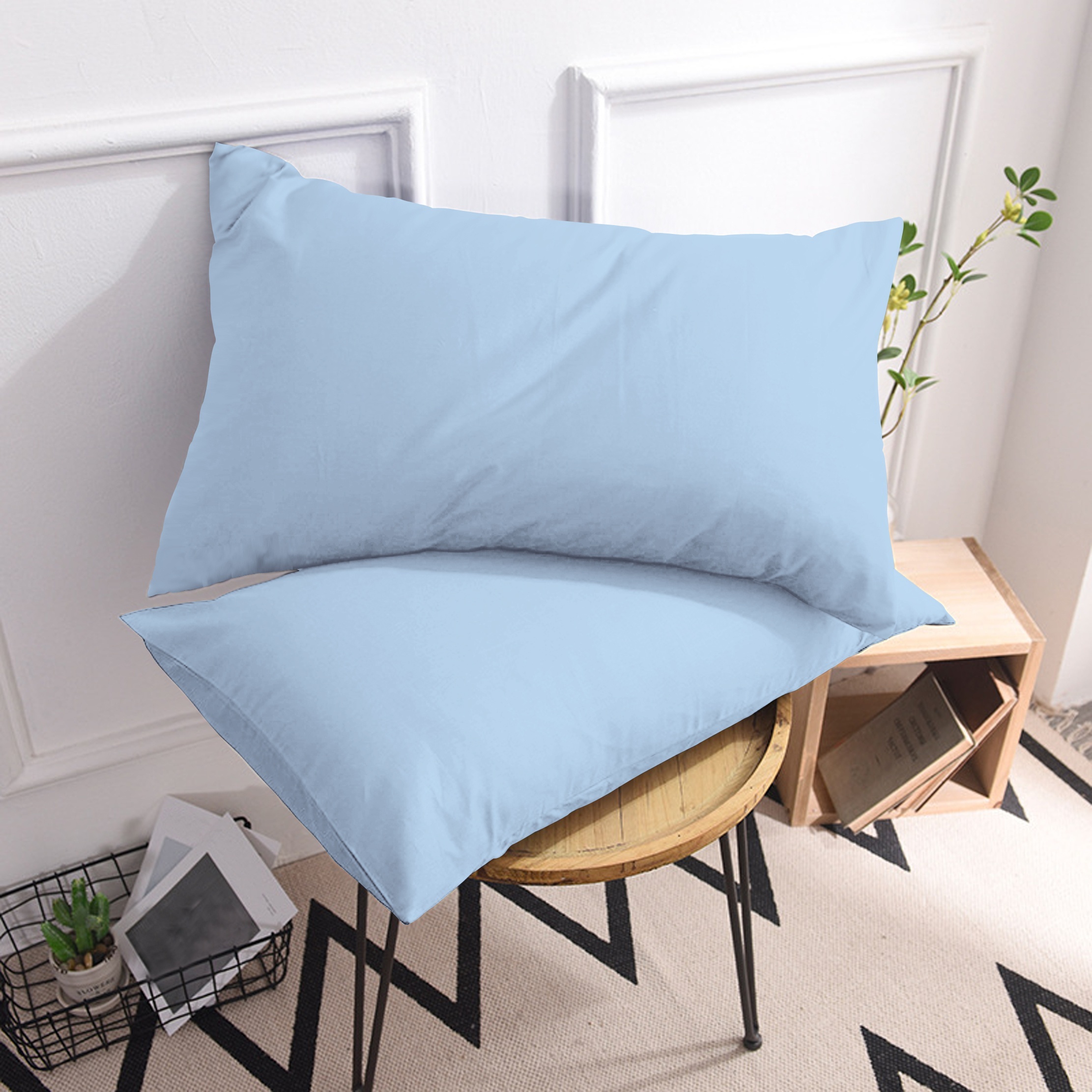 Striped Pillow Inserts Anti mite And Anti bacterial Pillow - Temu