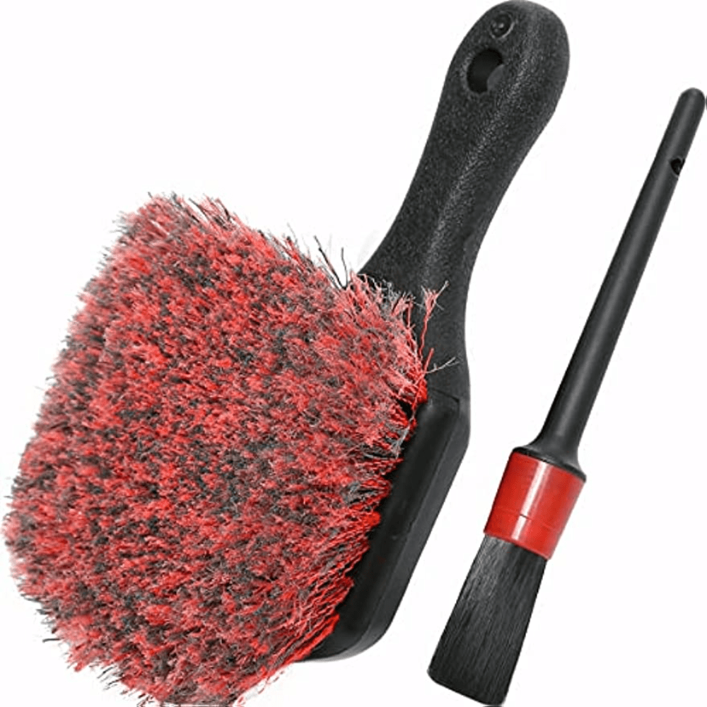 Small Stiff Tire Scrubbing Brush | Nylon Bristles