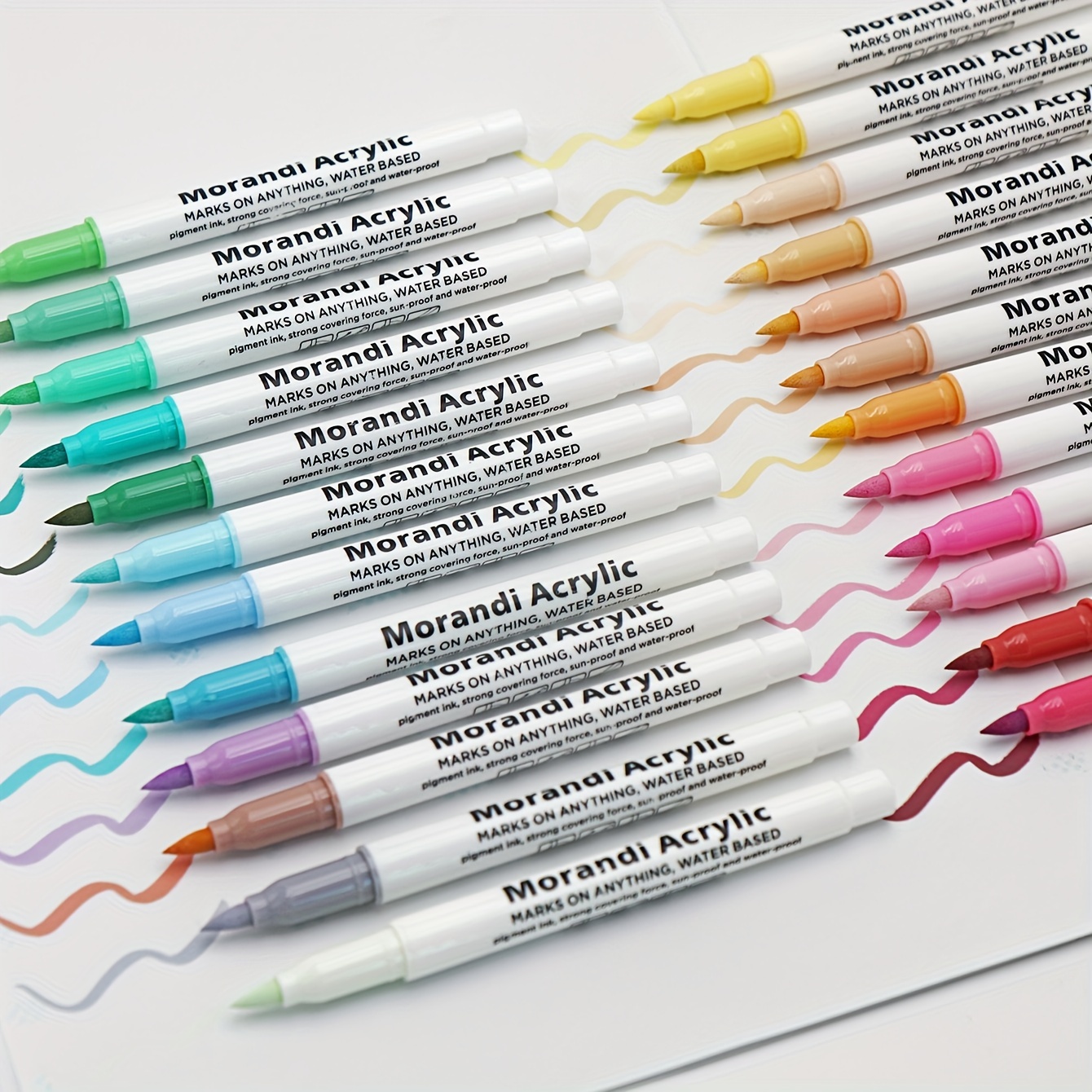 Art Marker Cute Pen Plastic Liquid Colored Ink 10mm Painting Graffiti  Pencil Set
