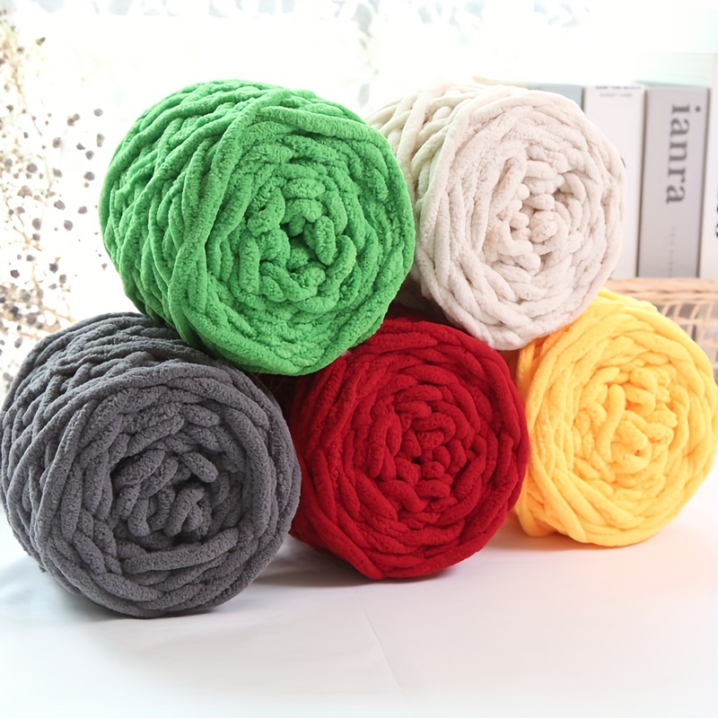 Chunky Knit Yarn velvet Bulky Big Cotton Tube Thick Giant - Temu Japan