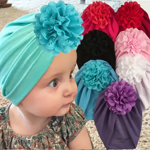8 Uds. Gorro Turbante Color Liso, Gorro Lazo , Turbantes Cabeza Bebés  Recién Nacidos, Niñas Niños Pequeños - Moda Infantil - Temu Chile