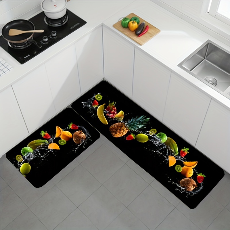 Super Absorbent Woven Kitchen Rugs And Mats 100% Rubber - Temu