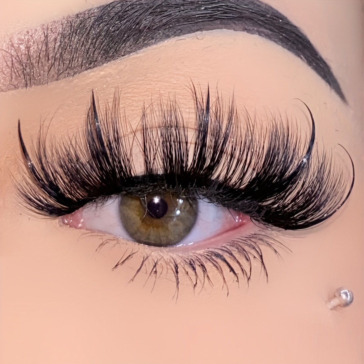 Manga Lashes Natural Look False Eyelashes Anime Lashes Mink Wispy Fluffy  Spiky 3d Volume Eyelashes Korean Japanese Asian Cosplay Fake Eyelashes Look  Like Individual Cluster - Temu