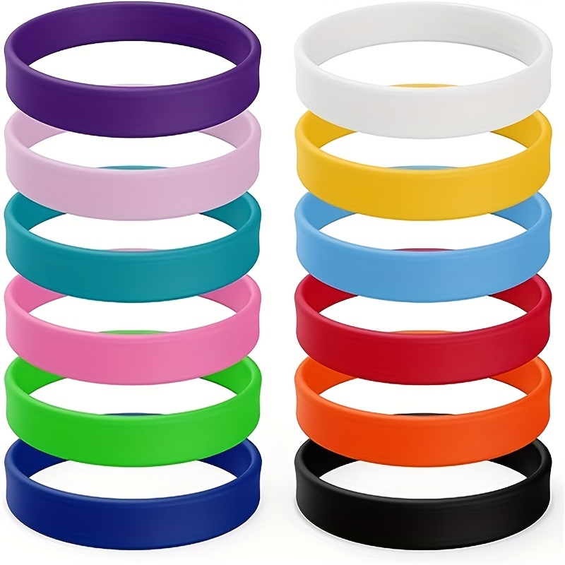 MOTIVATIONAL SILICONE WRISTBANDS SPORTS SCHOOL WORK NO PAIN NO