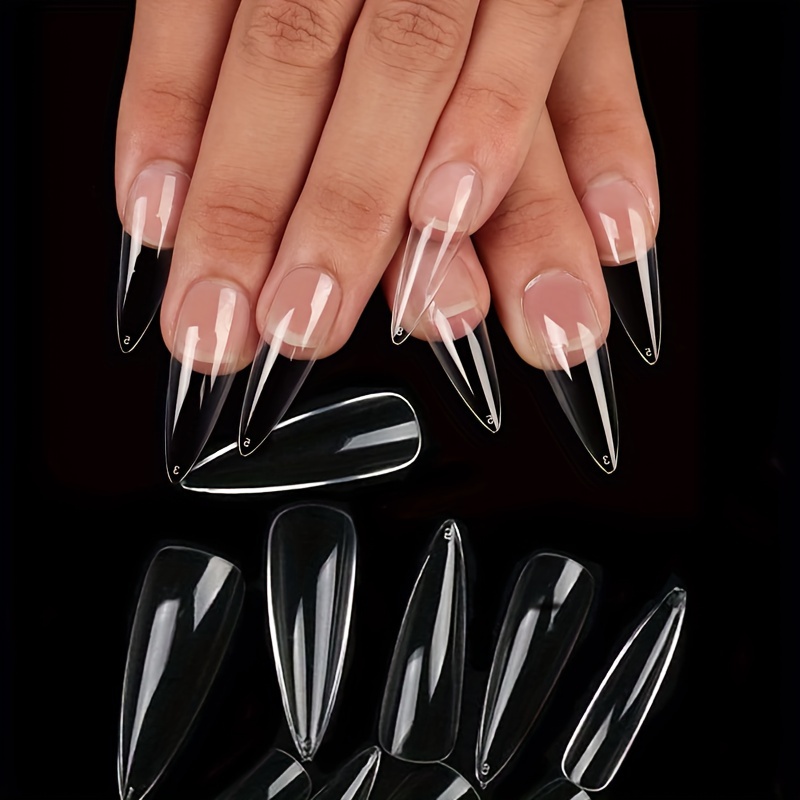 Gel X Tips Nails Extension System Full Cover Pre Shaped Sculpted
