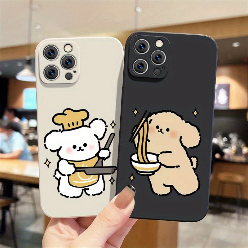 Funny Cartoon Cute Boy Black Phone Case For iphone 15 14 11 12 13