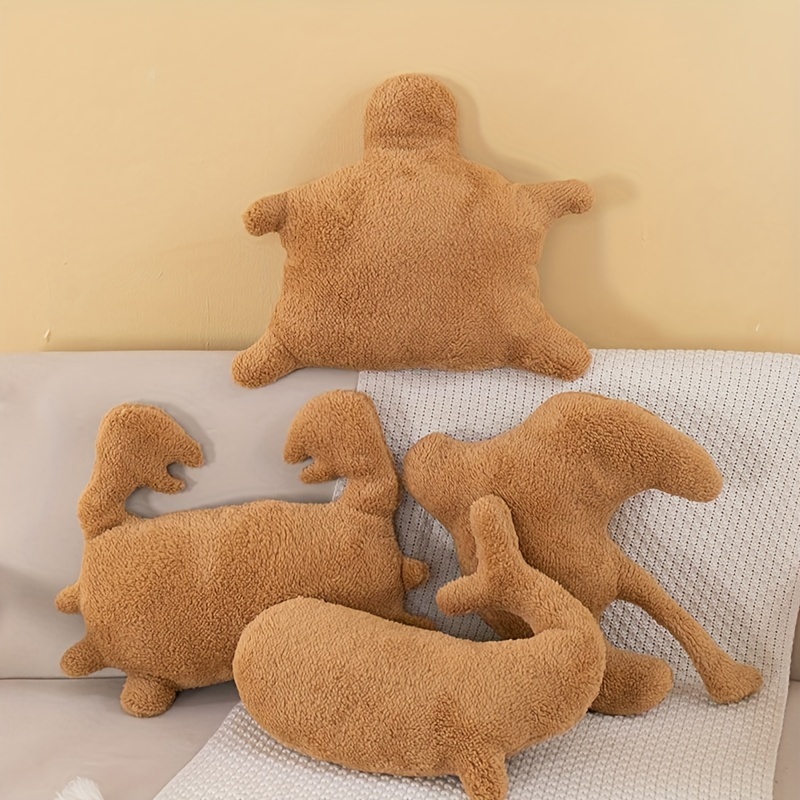 1 Peça, Dino Nugget Plush, 19In/48,26cm Dino Nugget Pillow Stuffed Toy, Dino  Chicken Nuggets Travesseiros Presentes Para Crianças Adultos Namorada  Decorações De Natal, Jogos Educativos Engraçados, Presentes De Festa,  Presentes Infantis, Presentes