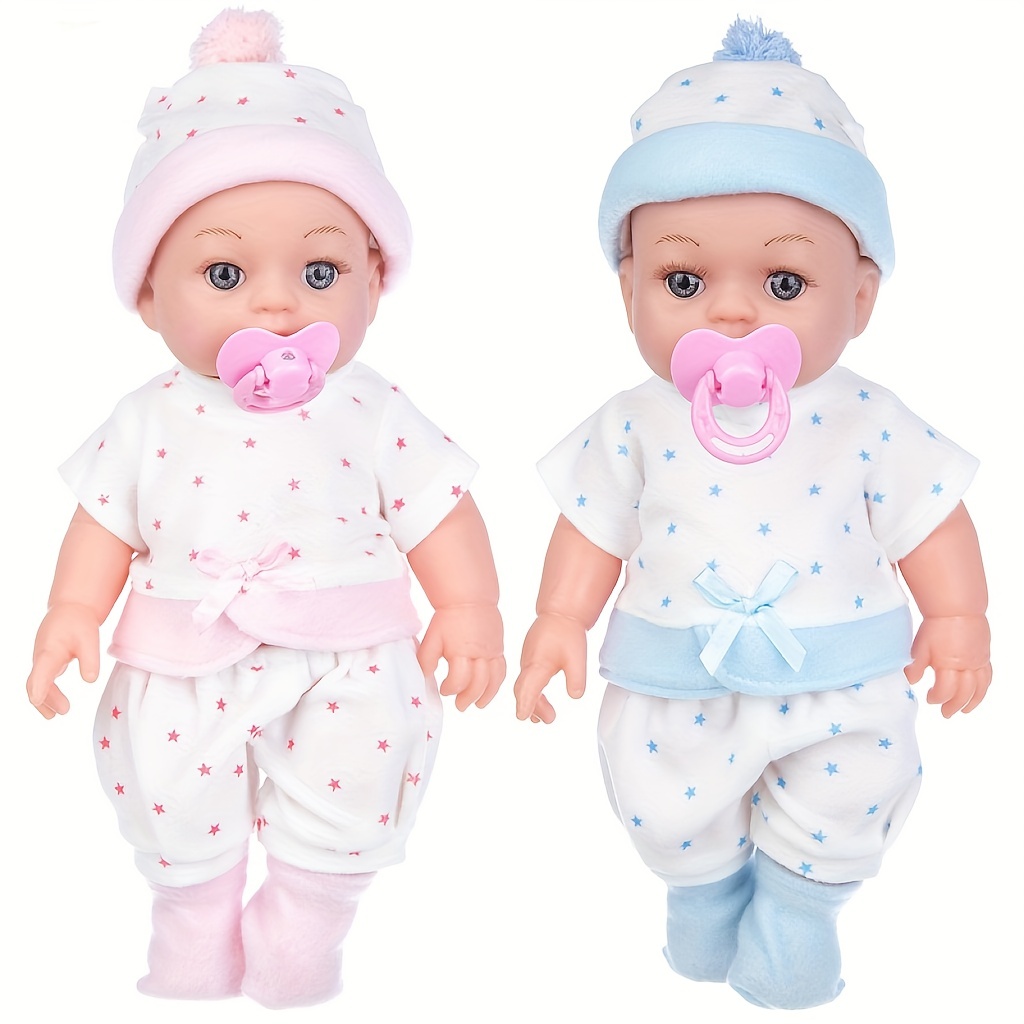 Roupas de boneca para crianças 20 cm Reborn-Doll Acessórios de boneca de  pelúcia roupas de boneca de pelúcia Soothe Roupa de boneca vestido rosa :  : Brinquedos e Jogos