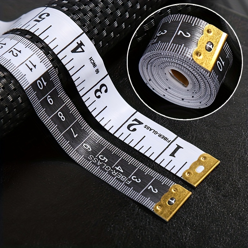 Cinta métrica para medir el cuerpo, cinta métrica automática retráctil para  cuerpo, botón de bloqueo retráctil, 2 unidades de cinta métrica suave de