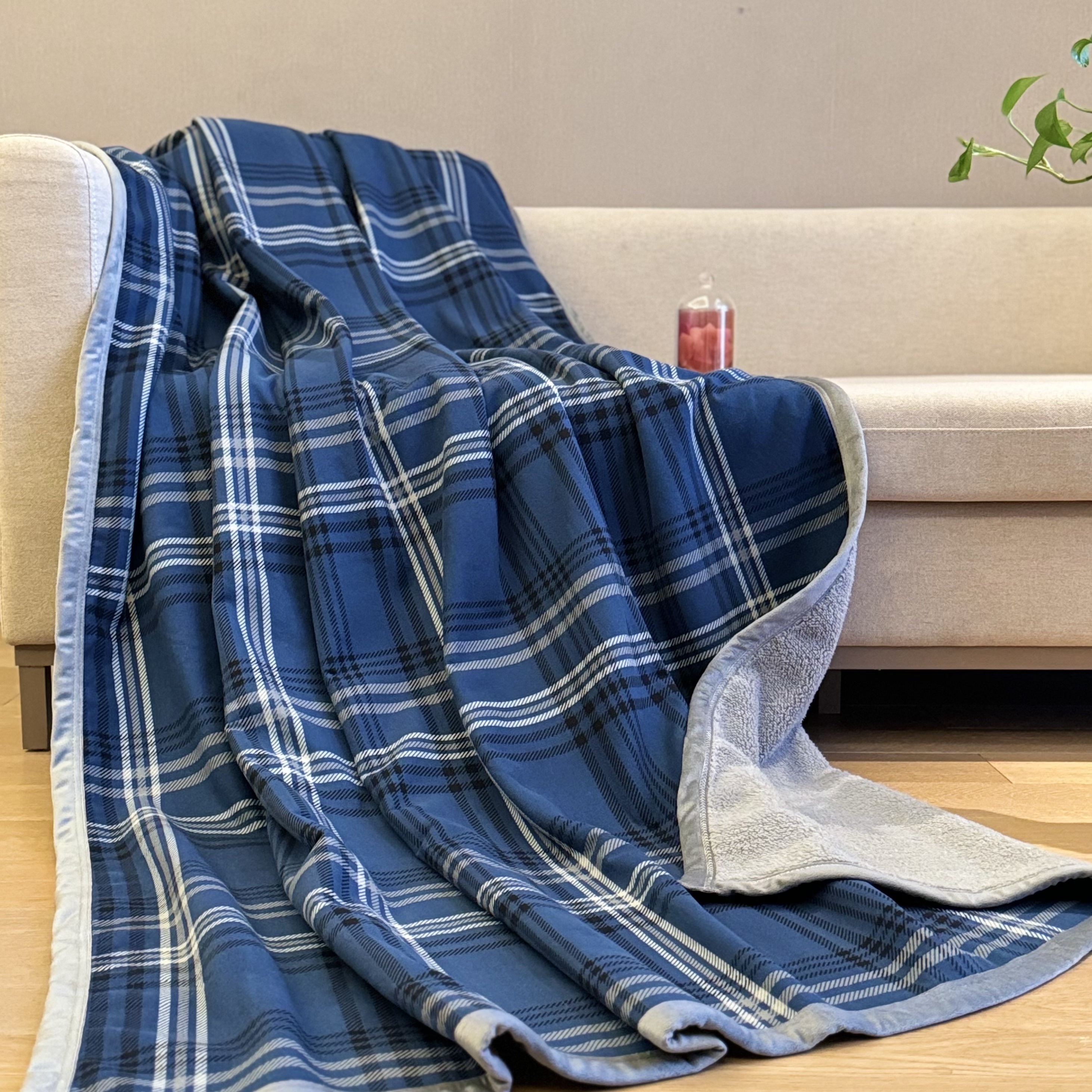 High Quality Striped Plaid Single Layer Baby Blanket Super - Temu