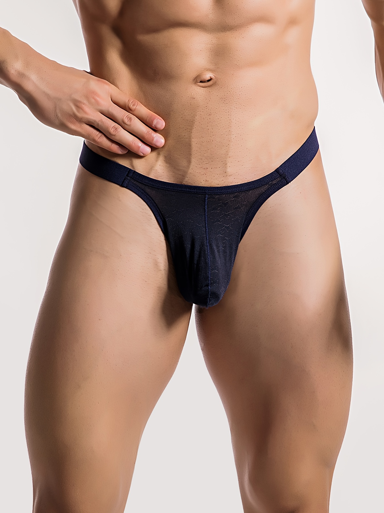 Men's Sexy Thongs Underwear Seamless Breathable Comfy G - Temu