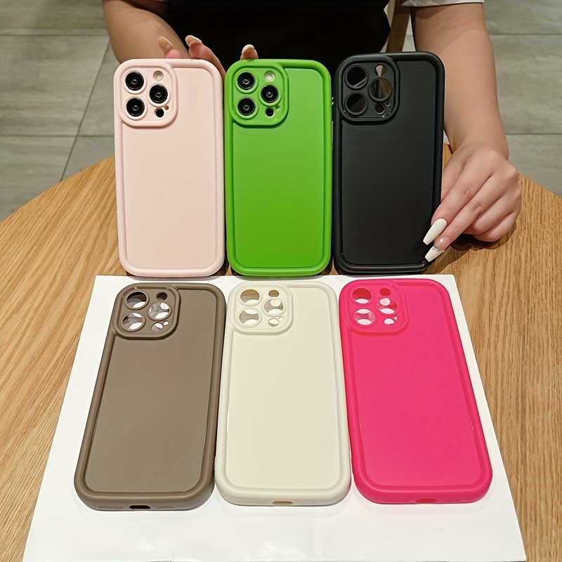mendotech - Fundas iphone 11 silicona con terciopelo por dentro ($650),  consultar disponibilidad de colores .