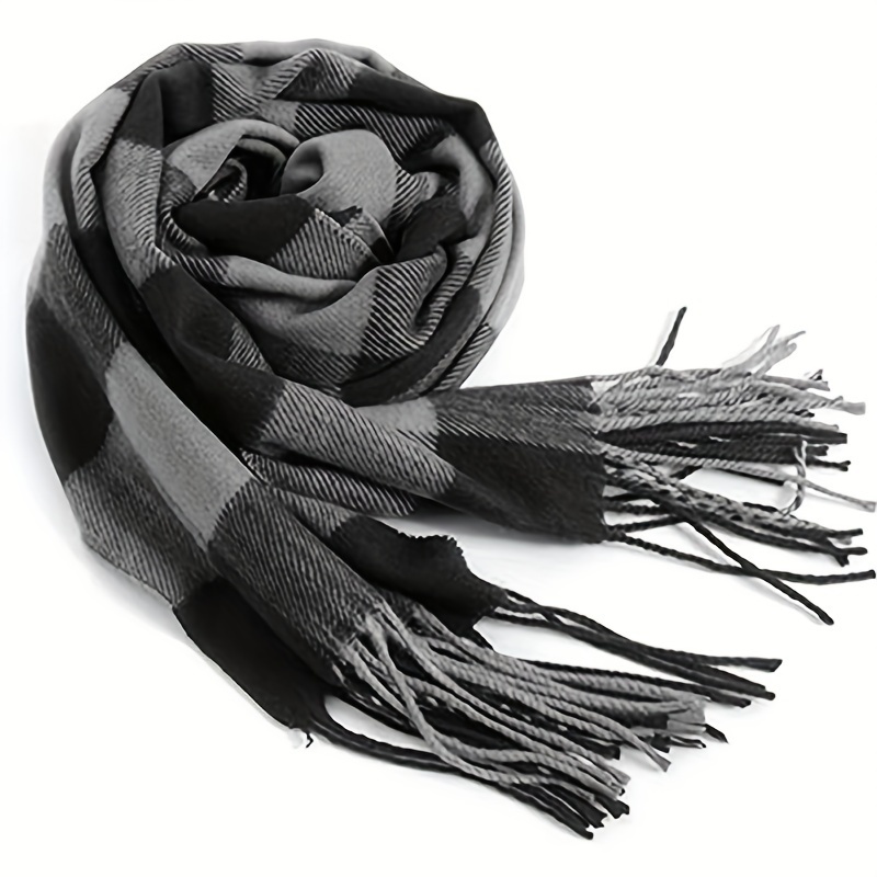 Scarf For Men Soft Men's Scarfs Gift, Warm Cozy Shawl Soft Comfortable Scarf  - Temu