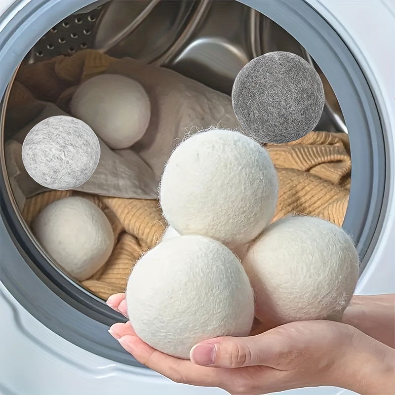 Bolas de secadora, 10 piezas bolas de lavado, bola de lavado acelera el  secado reutilizable, bola de secadora de lavadora para la limpieza de ropa  doméstica (azul