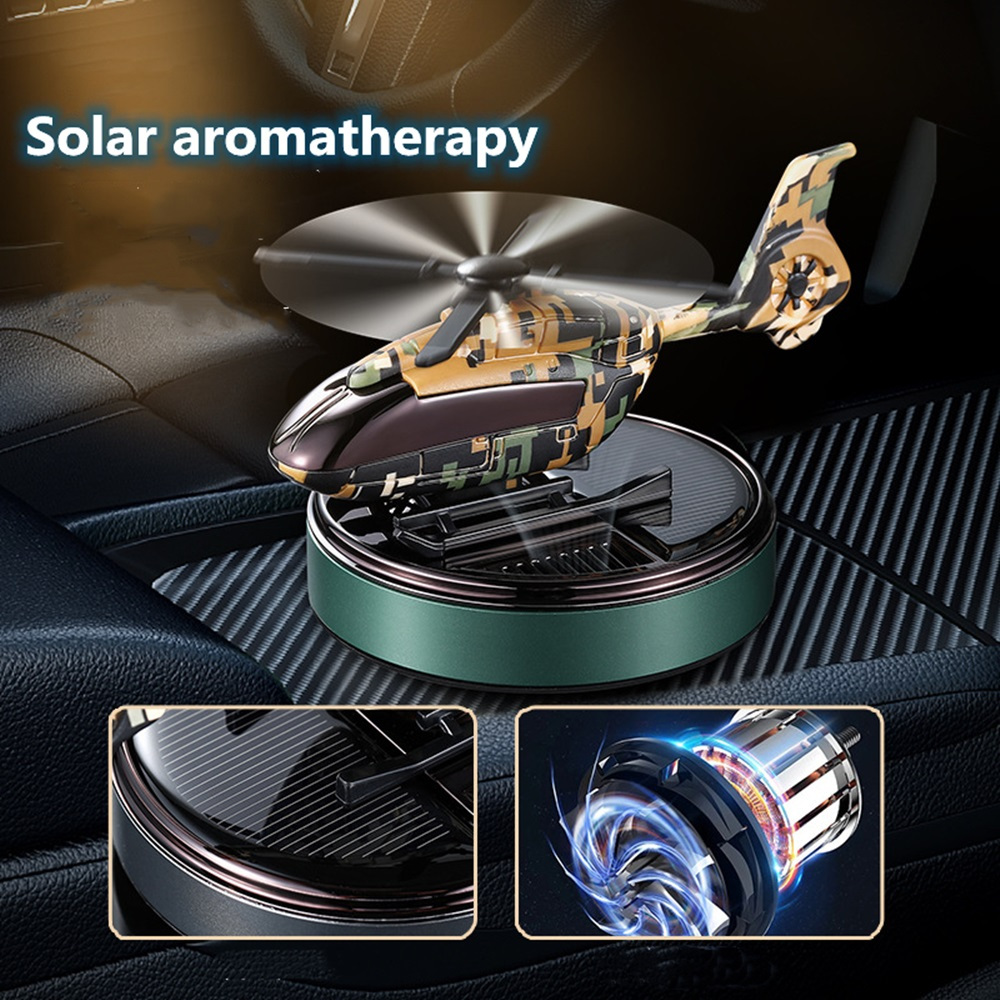 1pc Auto-Aromatherapie, Auto-Mittelkonsole Solar-Rotations-Luftreiniger,  Auto-Dashboard-Dekoration - Temu Austria
