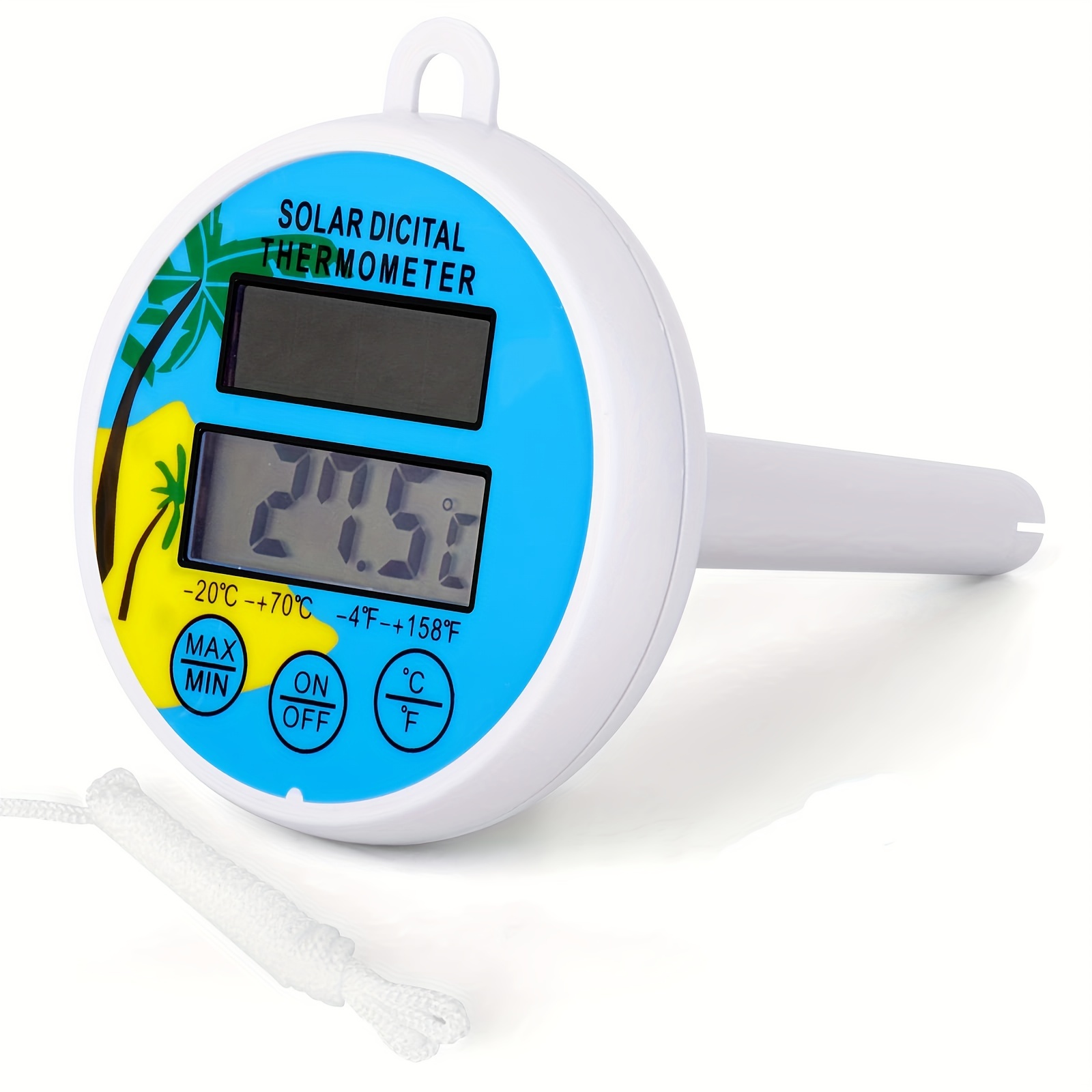 Swimming Pool Thermometer Wireless Floating Easy to read - Temu