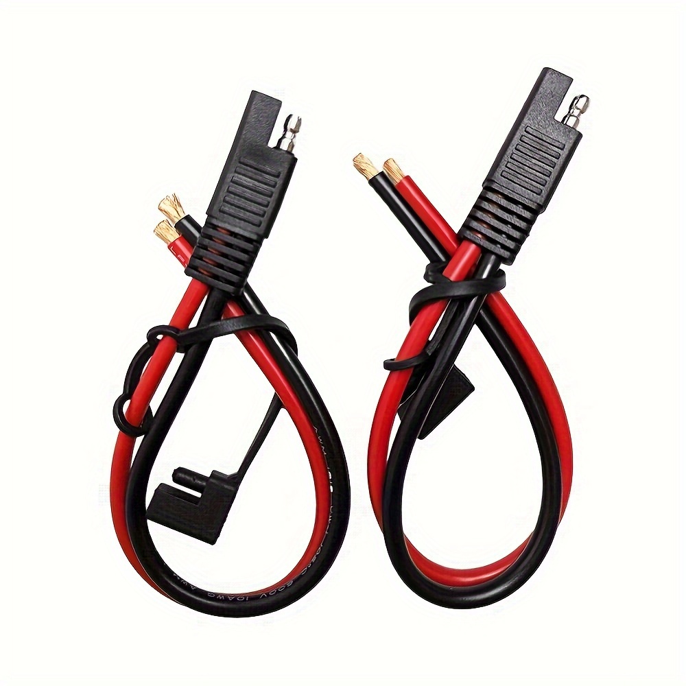 Câble à 2 broches rouge noir fil plat électrique 5v 12v led pour automobile  18awg fils électriques de voiture 16awg 20awg 16 18 20 24 26 28 awg