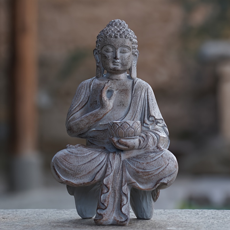 Las mejores ofertas en Adornos de Al Aire Libre de metal y estatuas de Buda