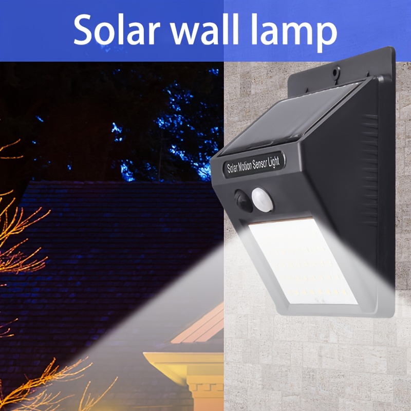  Lámpara de pared LED para exteriores, IP65, impermeable, luces  exteriores cuadradas, sensor de movimiento, lámpara de pared exterior para  patio, balcón, garaje, taller (color : 4000K-S) : Herramientas y Mejoras del