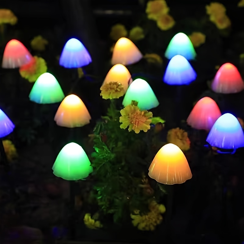 Mushroom Solar Light - Temu
