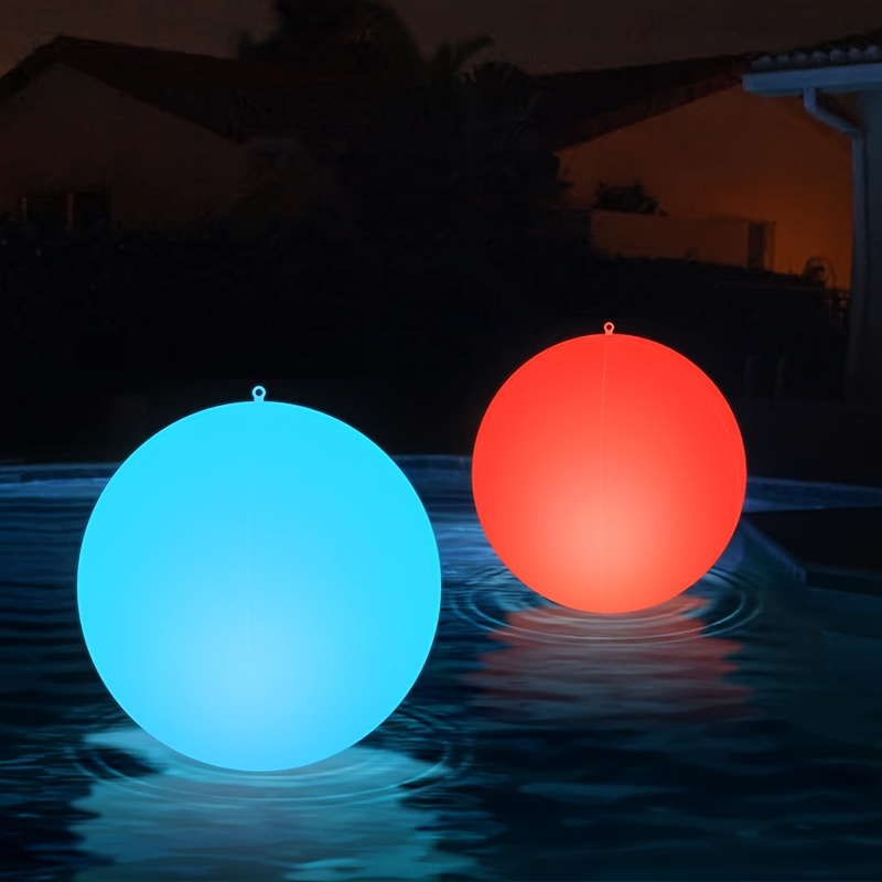 Lot de 2 boules solaires de jardin étanches à 60 LED en verre