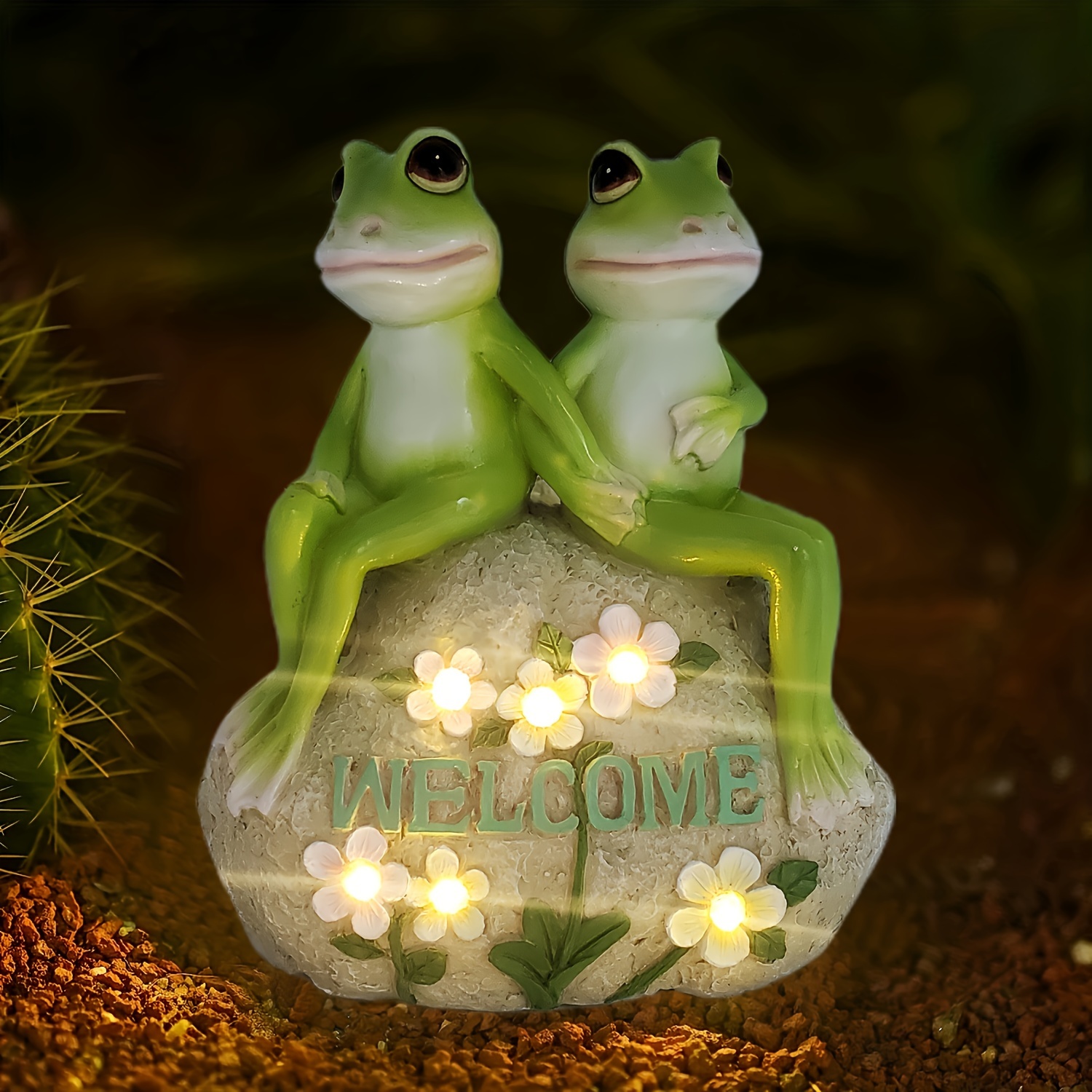 Frog Figurine - Temu