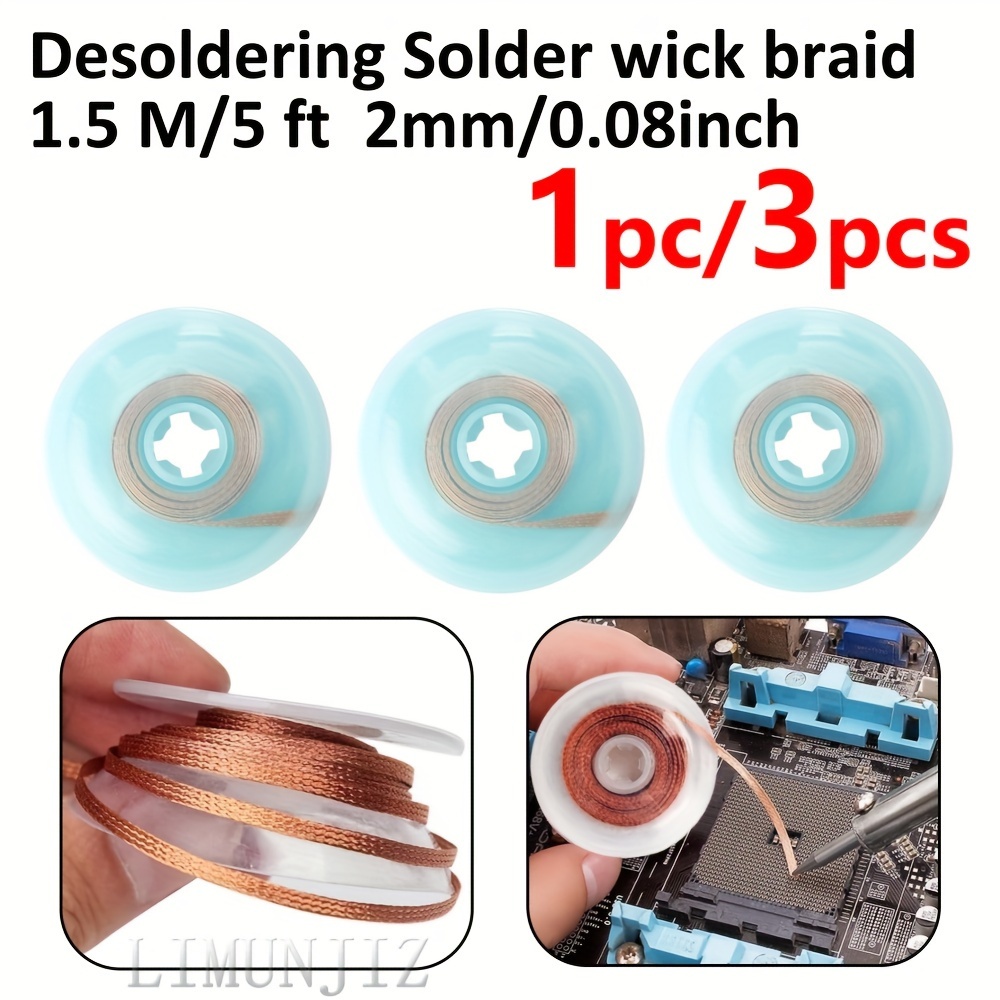 Comment fabriquer de la tresse a dessouder la soudure brasure Desoldering  braid souder 