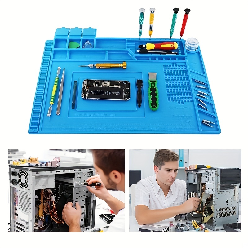 Soldering Mat Esd Antistatic Welding Table With Magnetic - Temu