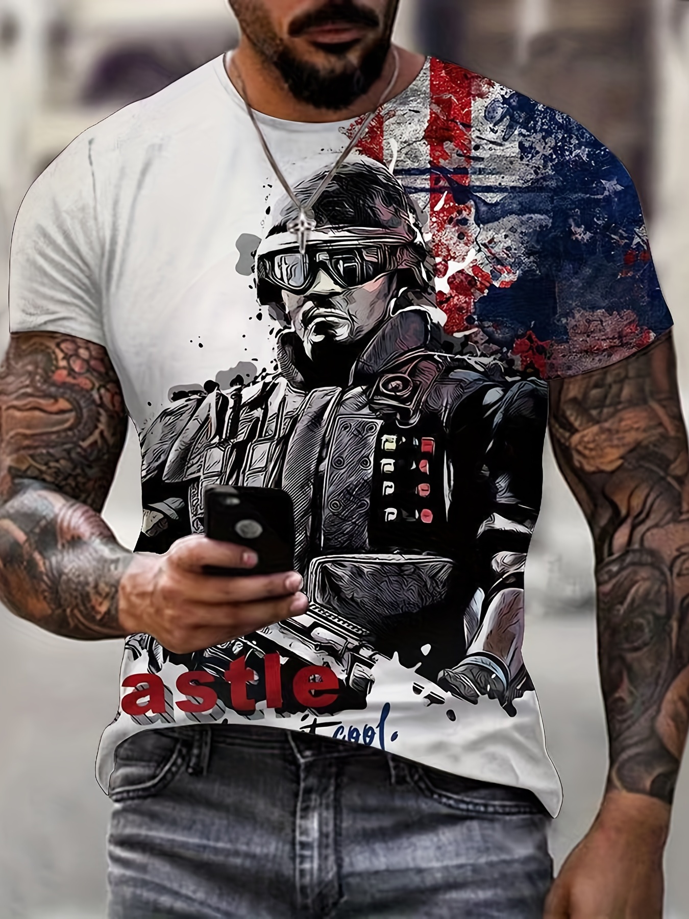 Belt Style Shirt Men's Police Military Unisex Shirt Anti - Temu