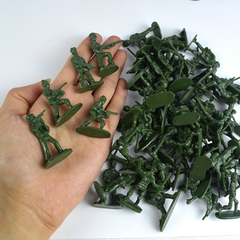 400 piezas clásicas de plástico ejército hombres multicolor mini soldado  figuras