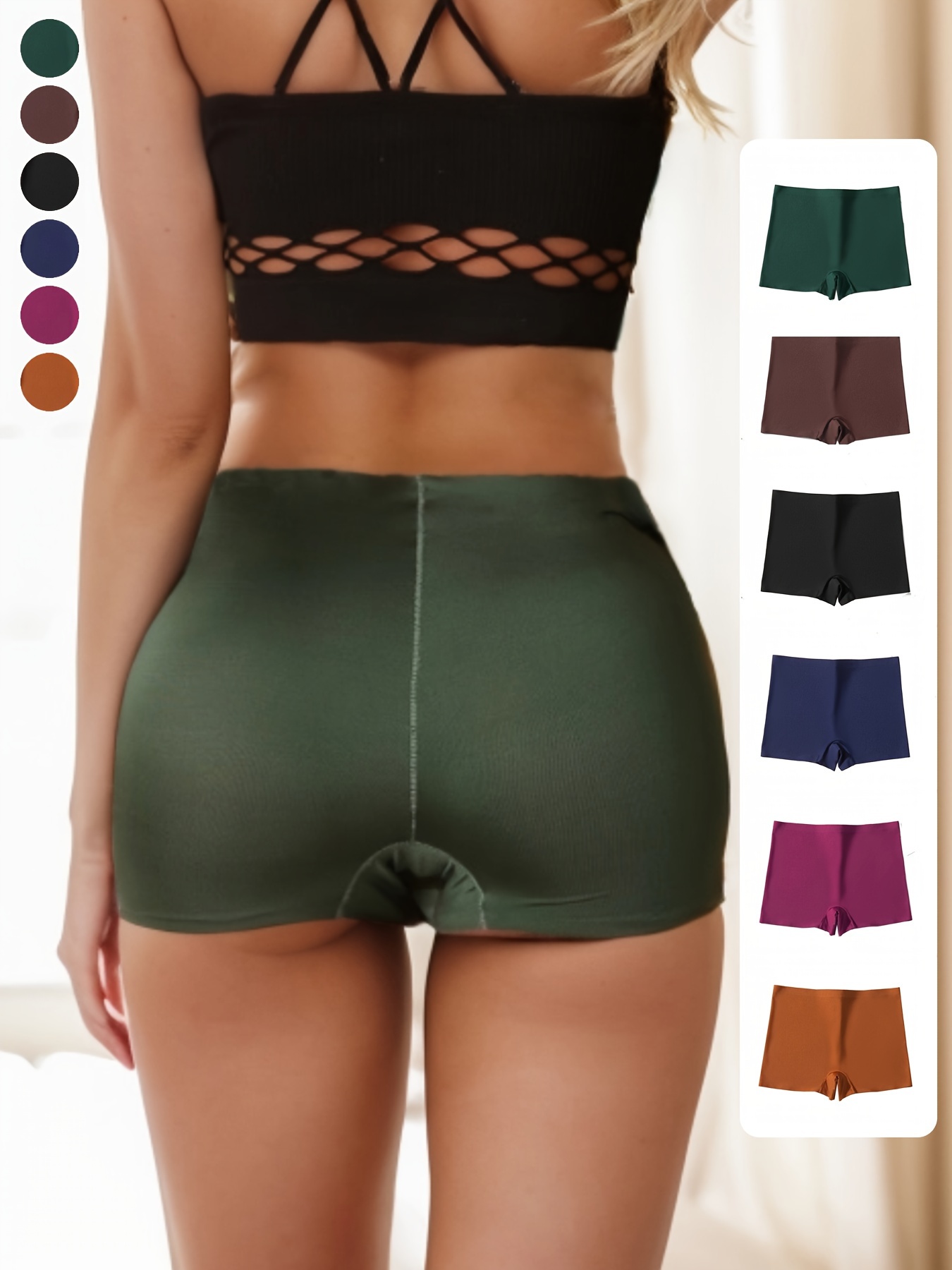 Spandex Underwear Women - Temu