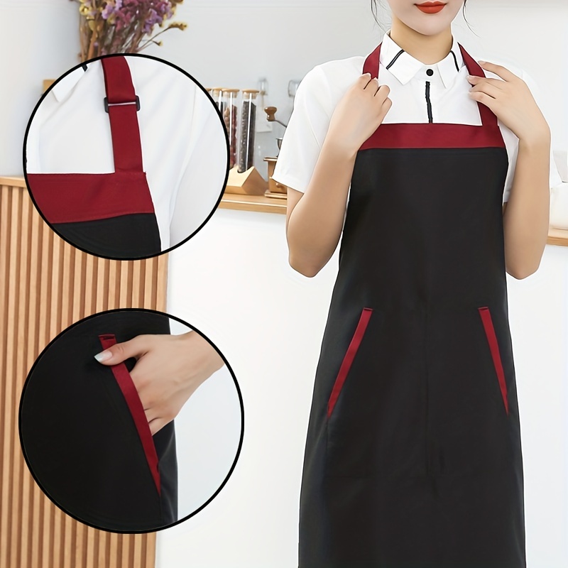 Housework apron women are wearing jacket waterproof oil-proof breathable  cooking coverall thin men's new work clothes warehouse
