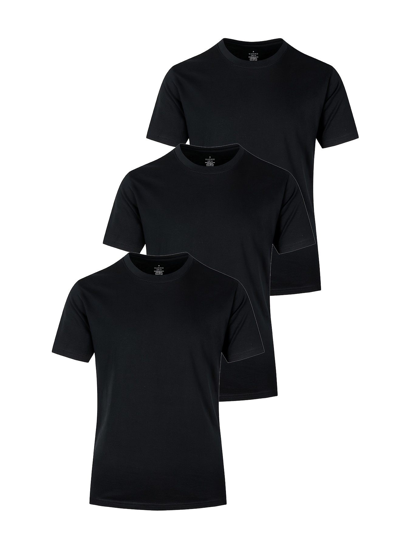 Camisetas de hombre negras PUMA de algodón