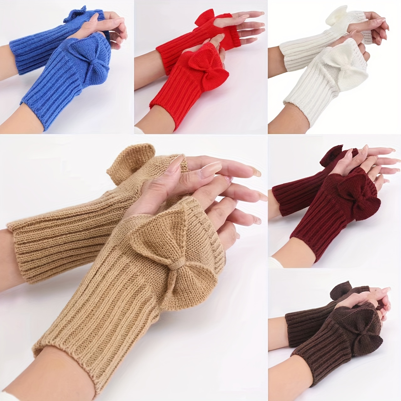 Ladies Fingerless Gloves Ireland Temu