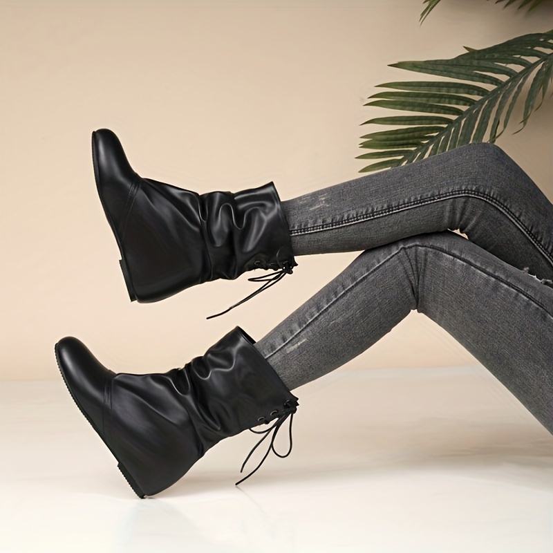 Mid calf hot sale gogo boots