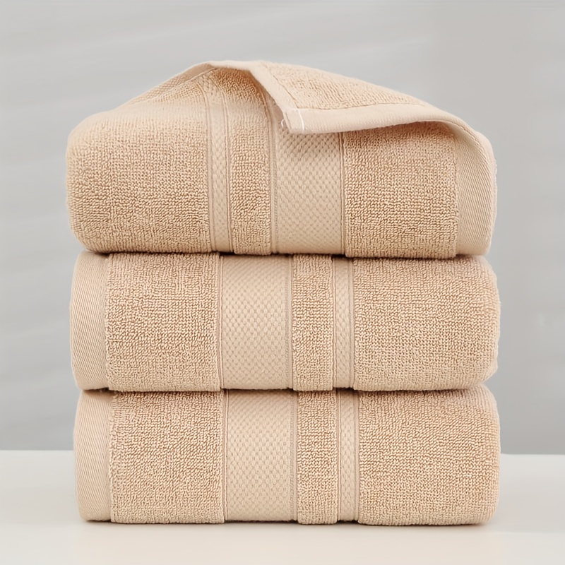 Cotton Hand Towel Bath Towel Set, Spa Or Bathroom Towel, 1 Bath Towel & 2  Hand Towels, Machine Washable, 450gsm Thick Plush, Bathroom Towel With High  Water Absorption, Super Soft - Temu