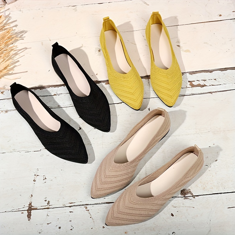 Yellow on sale flats women