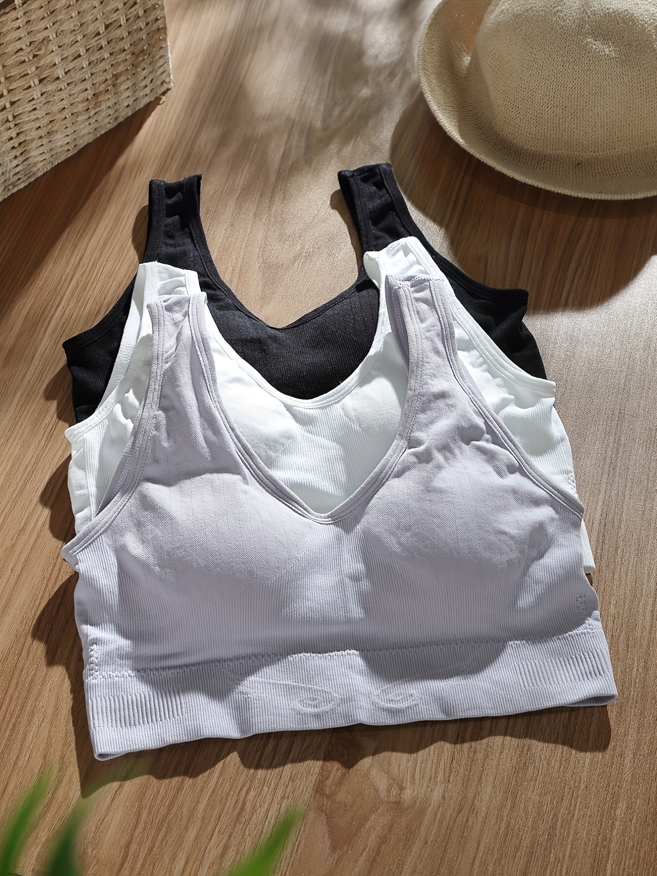 Teen Girls Casual Cotton Sport Bra Breathable Stretchy - Temu