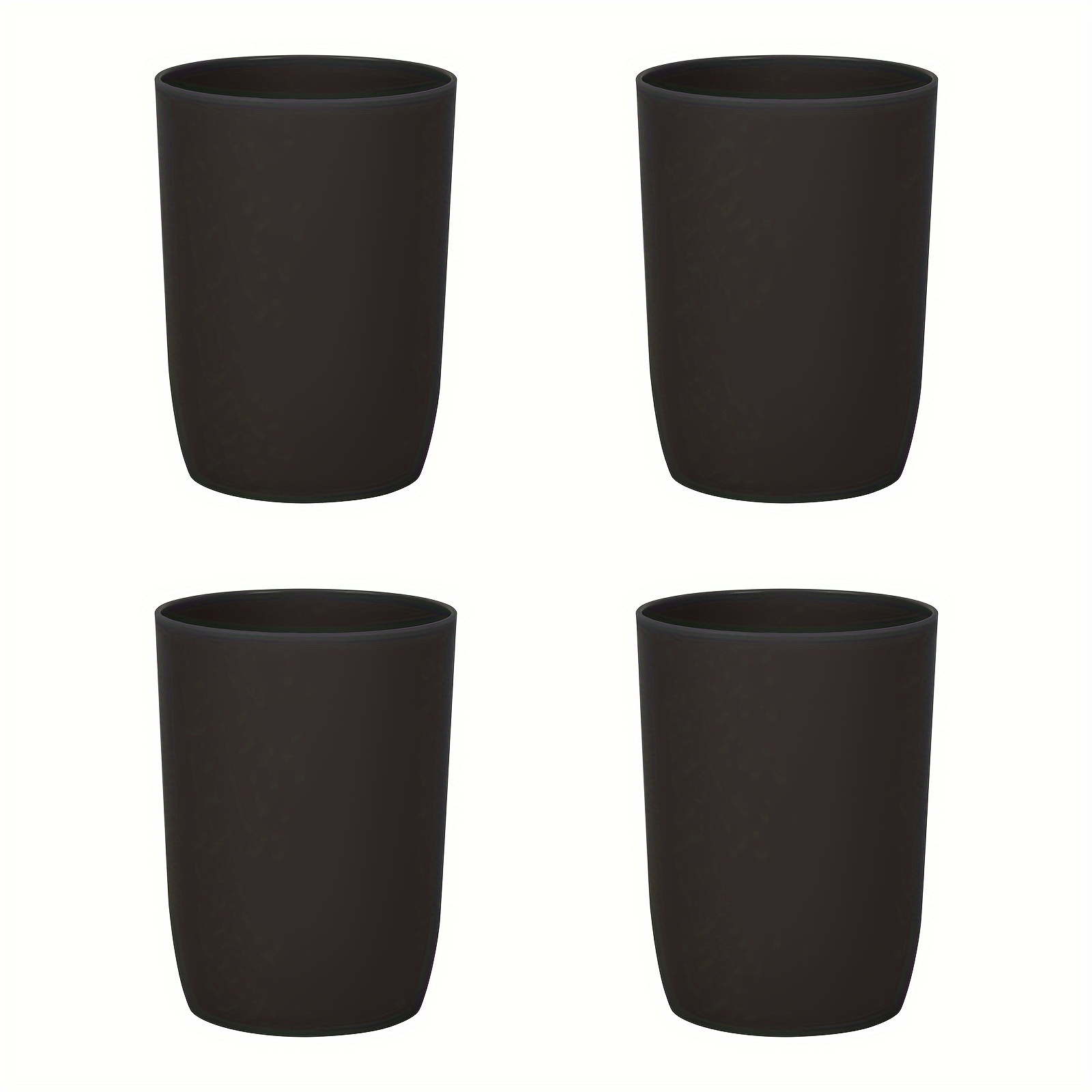 Mini Plastic Cups Black Cups Disposable Red Black Small - Temu