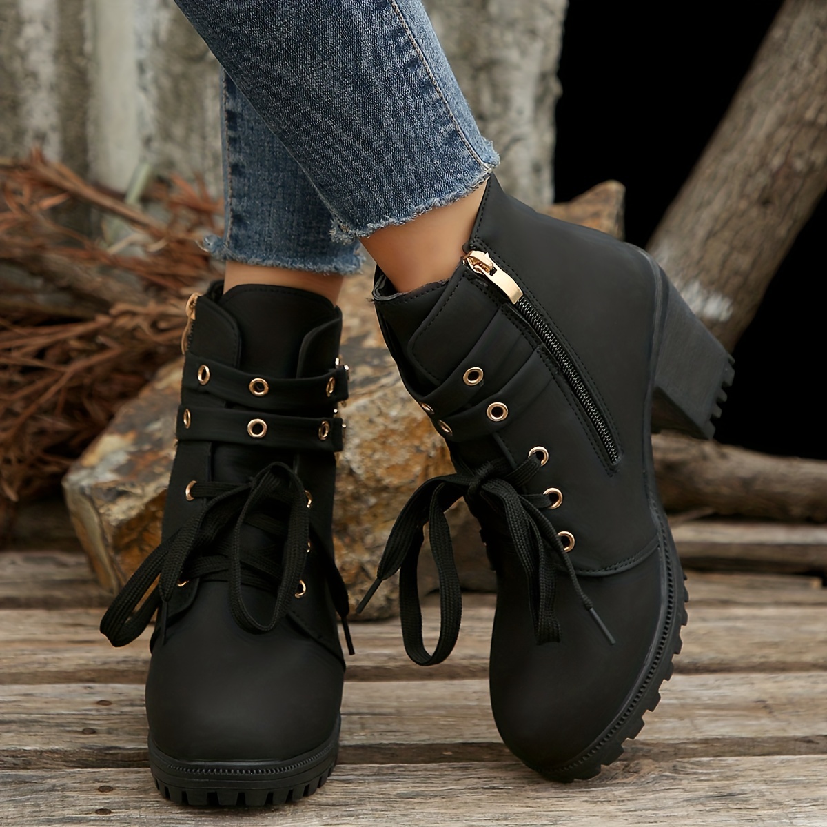 Botas verde militar mujer hot sale