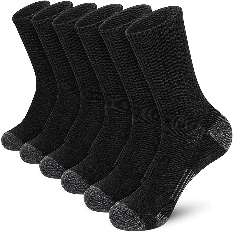 Athletic-Crew-Calcetines para hombre, calcetines acolchados con absorción  de humedad y soporte de arco para correr, senderismo, botas de trabajo, 3