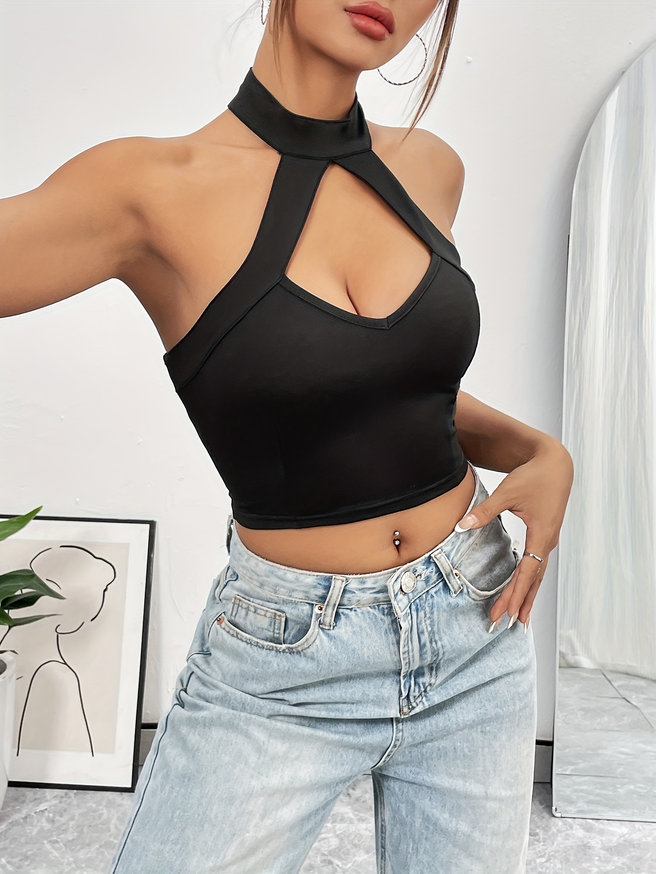  Short Sets Women 2 Piece Outfits, School Sleeveless Crop Ladies  Empire Waist Country Spring Summer Cotton Baggy Tops And Pants Solid Round  Neck Drawstring Stretchy Tops And Pants : Clothing, Shoes
