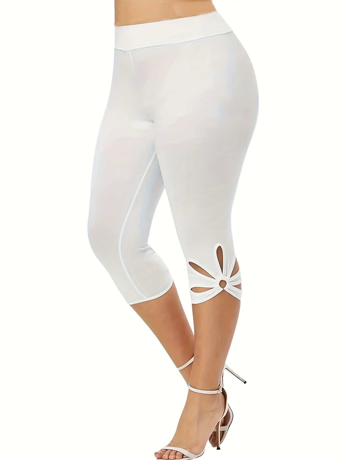 Witte capri legging discount dames