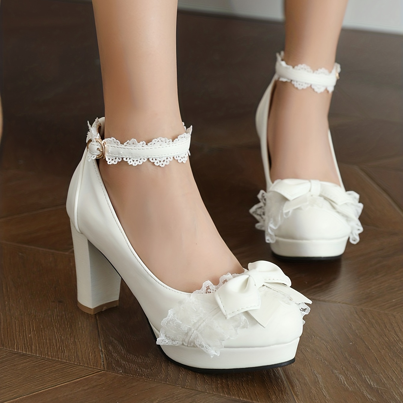 Color Block Creamy white Bowknot Shoe Clips Wedding Bridal - Temu