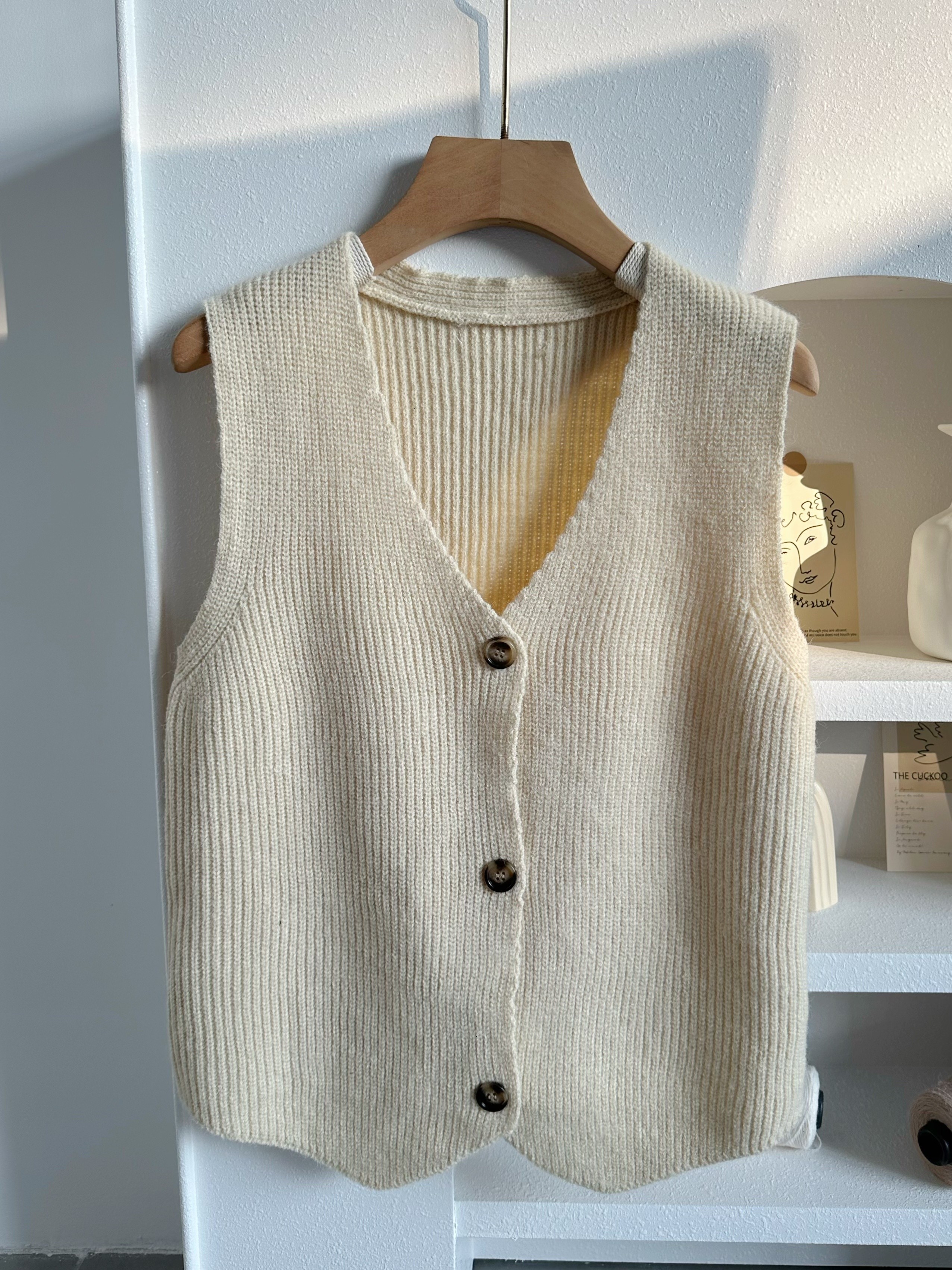 Wool Knit Vest - Ready to Wear